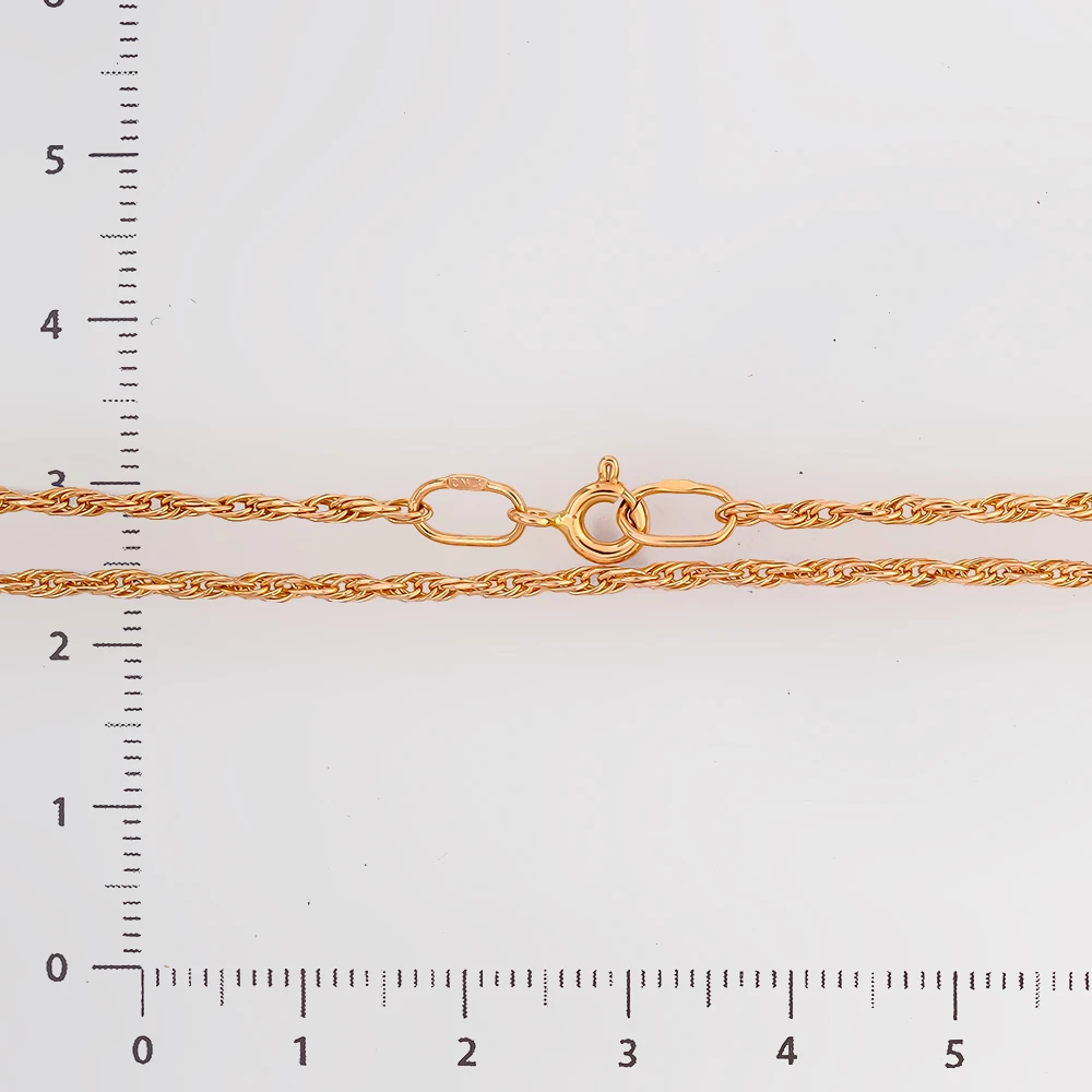 Цепь из красного золота 585 пробы