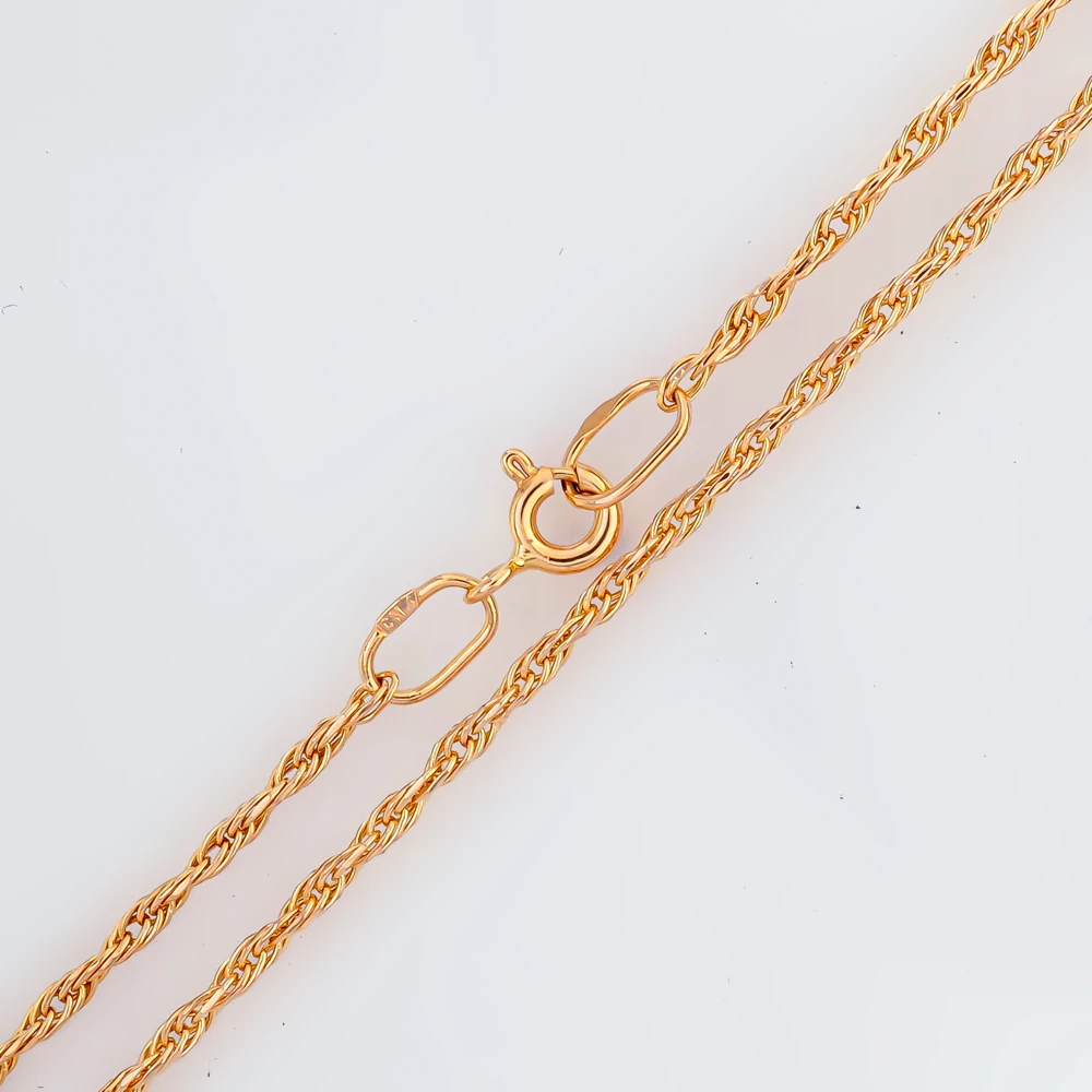 Цепь из красного золота 585 пробы