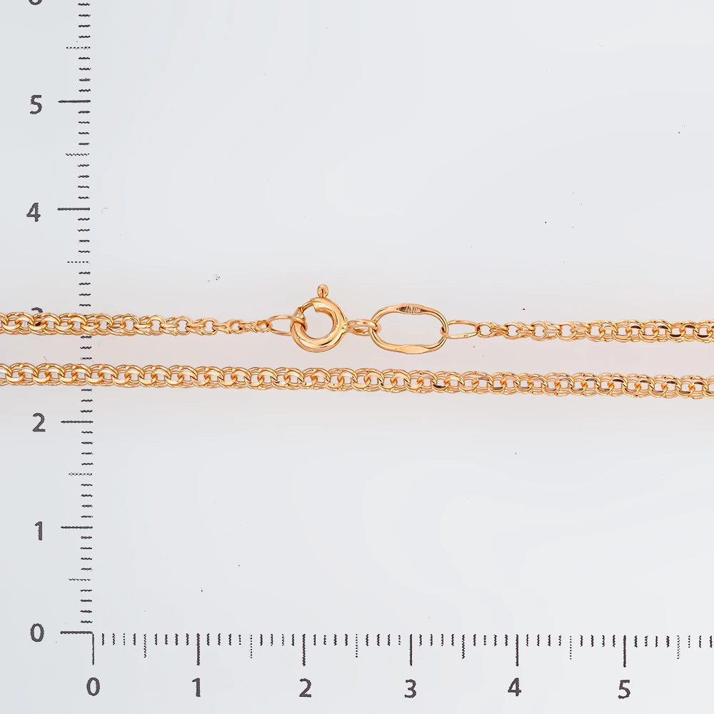 Цепь из красного золота 585 пробы
