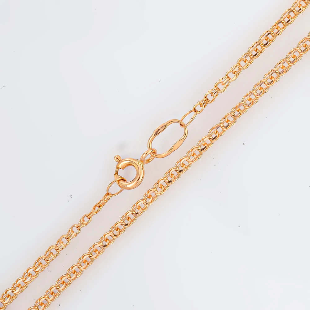 Цепь из красного золота 585 пробы