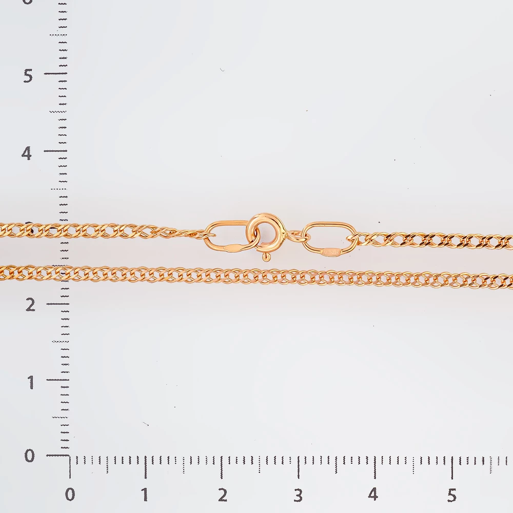 Цепь из красного золота 585 пробы