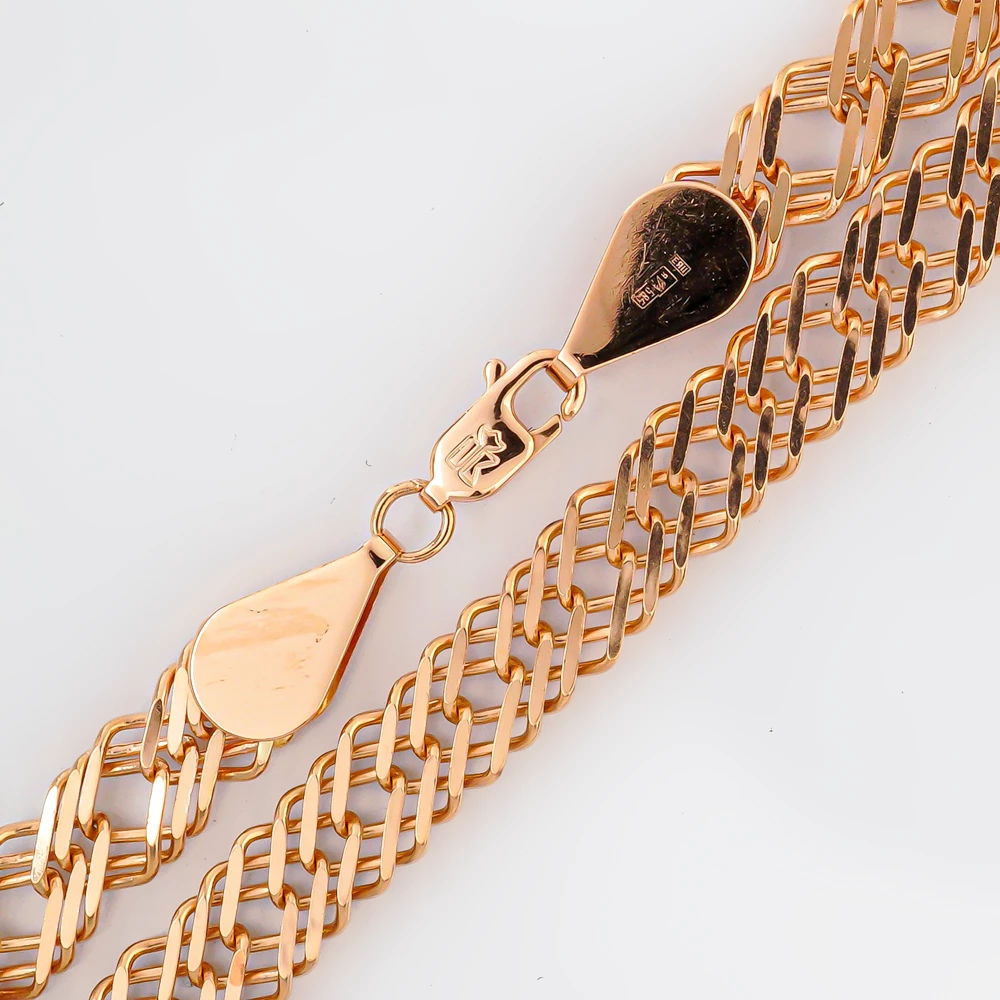 Цепь из красного золота 585 пробы