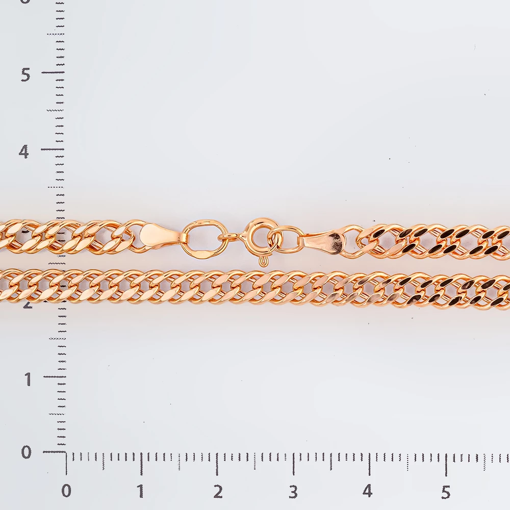 Цепь из красного золота 585 пробы