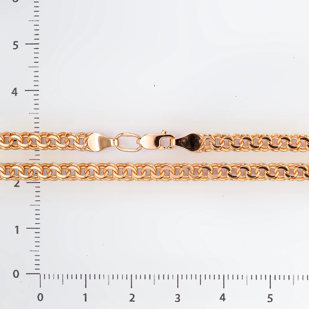 Цепь из красного золота 585 пробы
