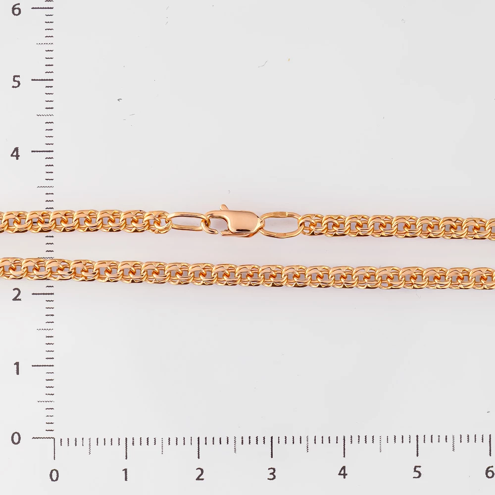 Цепь из красного золота 585 пробы