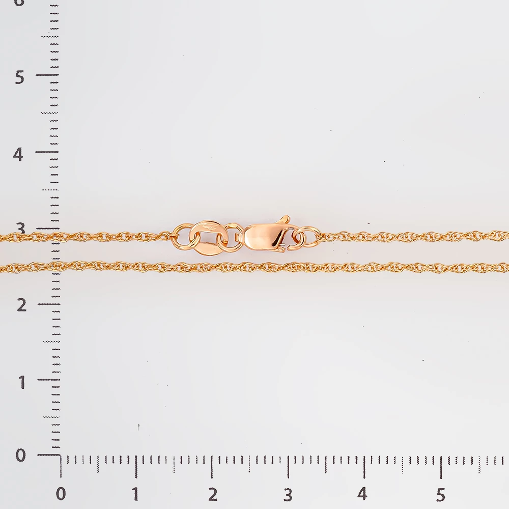 Цепь из красного золота 585 пробы