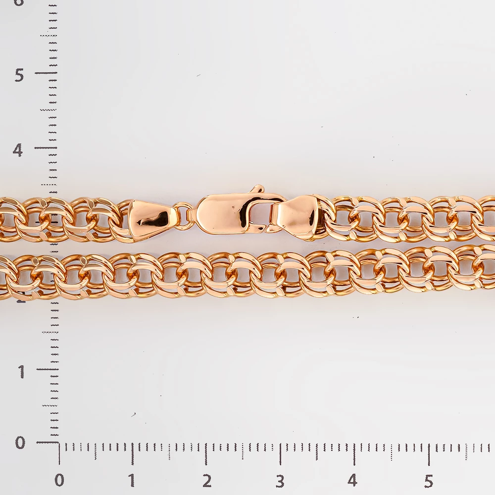 Цепь из красного золота 585 пробы