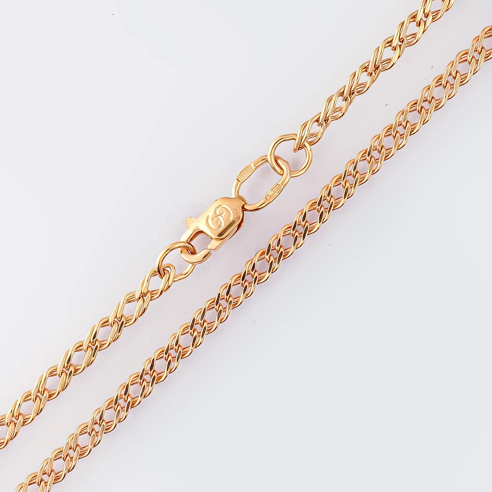 Цепь из красного золота 585 пробы