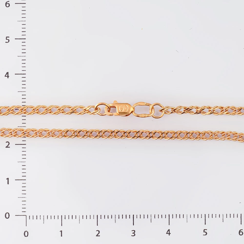 Цепь из красного золота 585 пробы