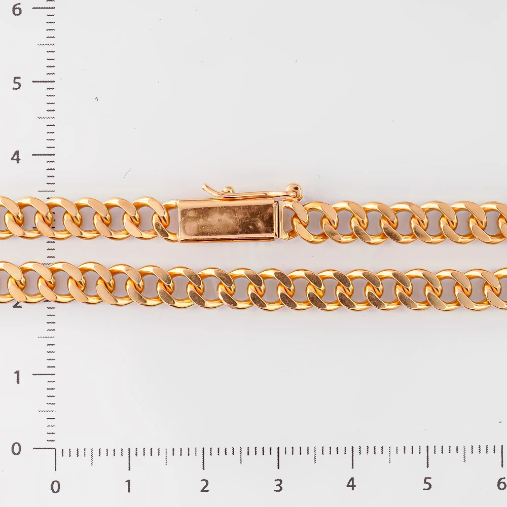 Цепь из красного золота 585 пробы
