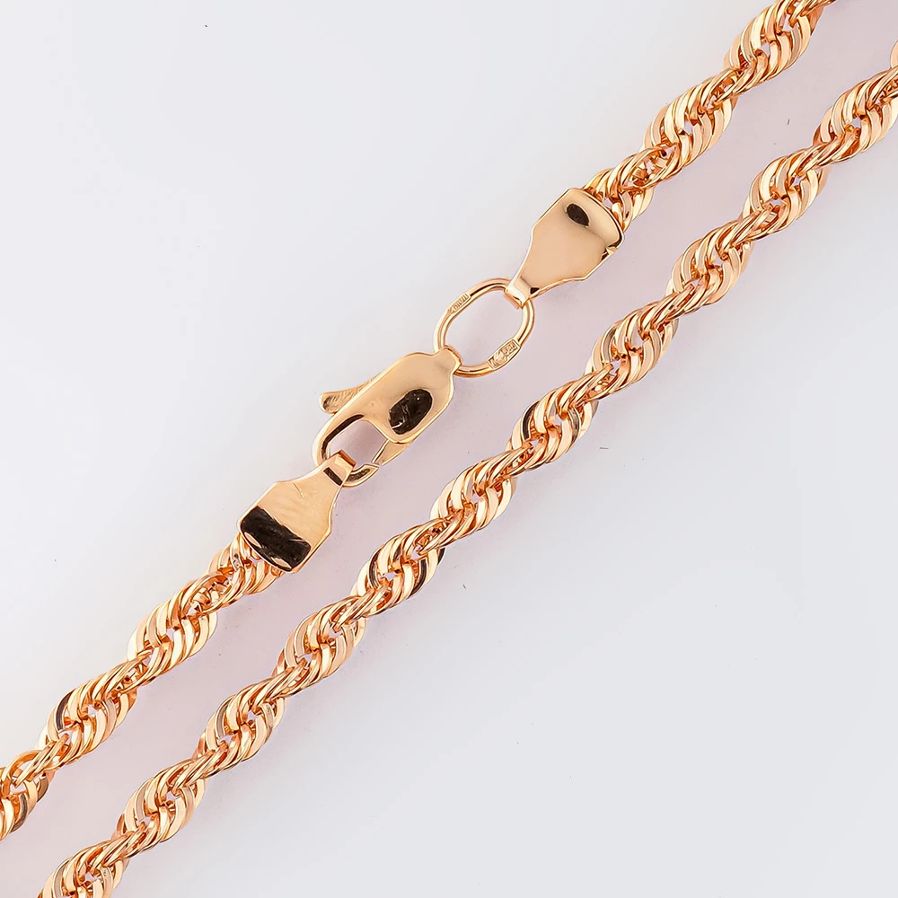 Цепь из красного золота 585 пробы