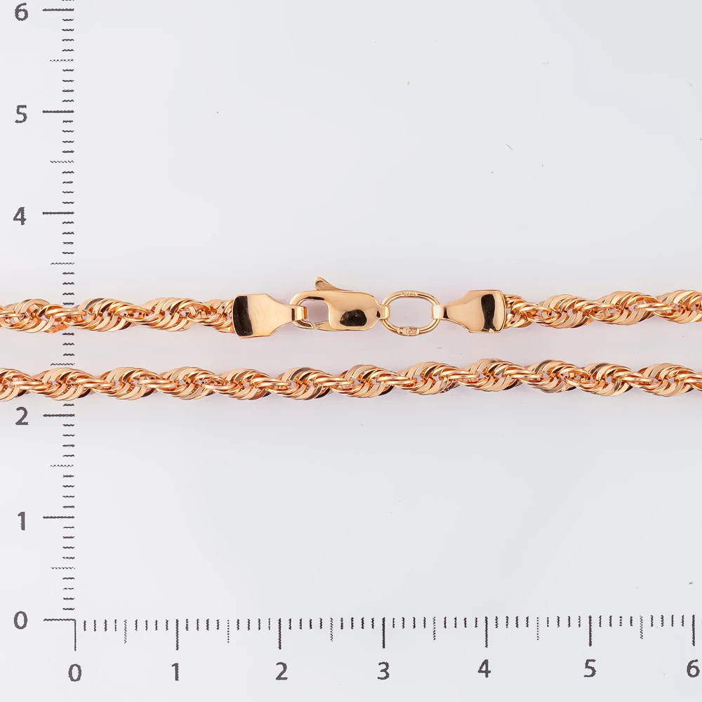 Цепь из красного золота 585 пробы