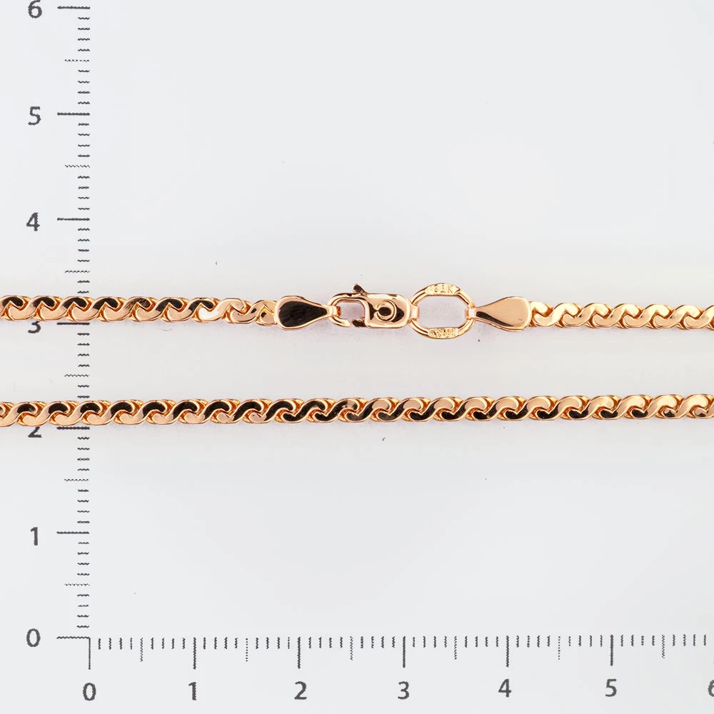 Цепь из красного золота 585 пробы