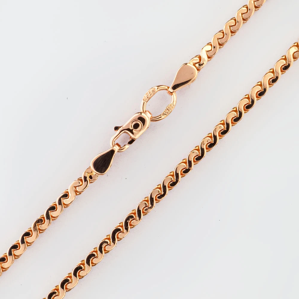 Цепь из красного золота 585 пробы