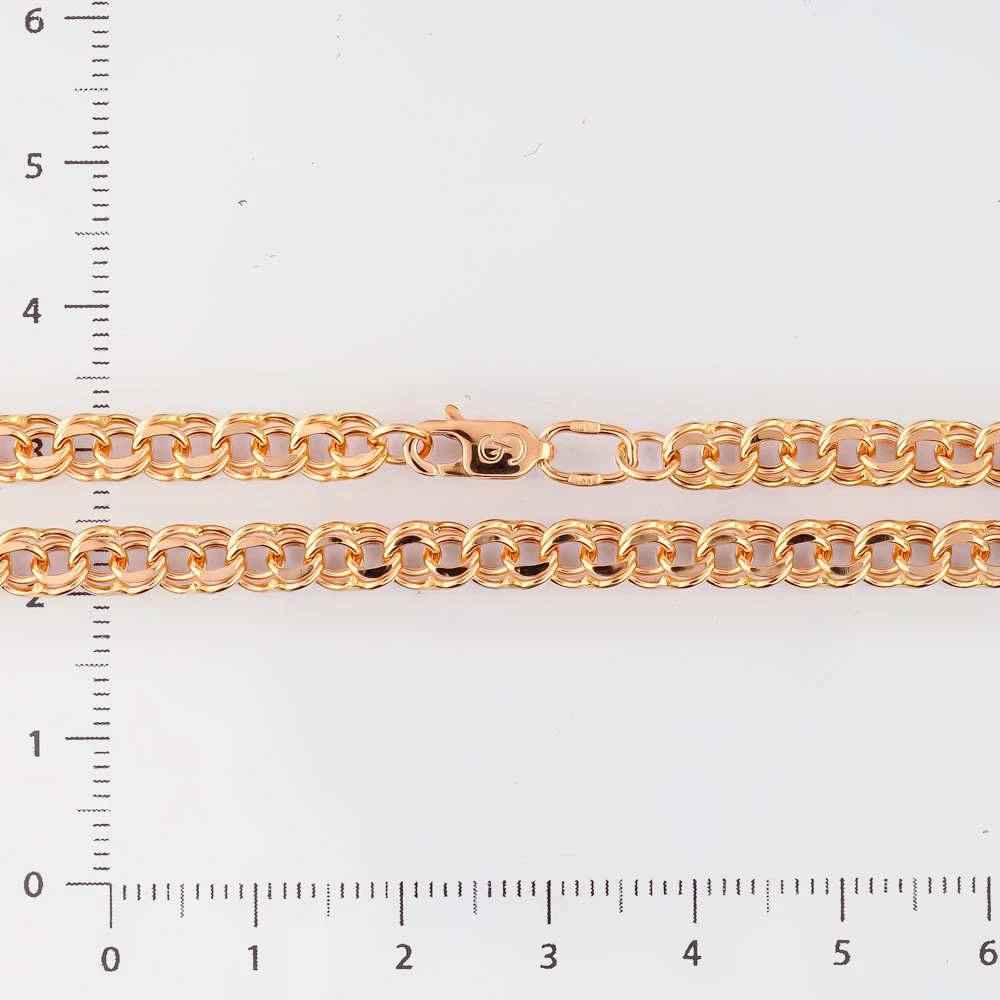 Цепь из красного золота 585 пробы