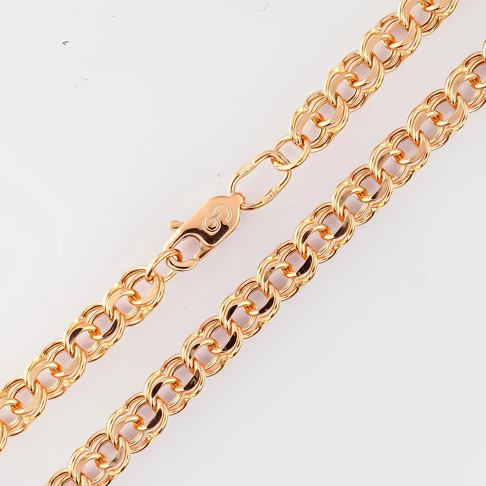 Цепь из красного золота 585 пробы