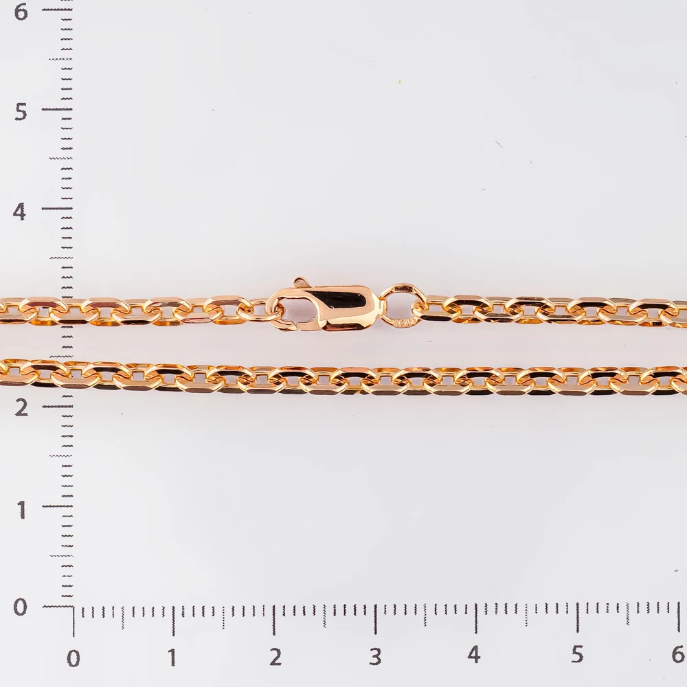 Цепь из красного золота 585 пробы