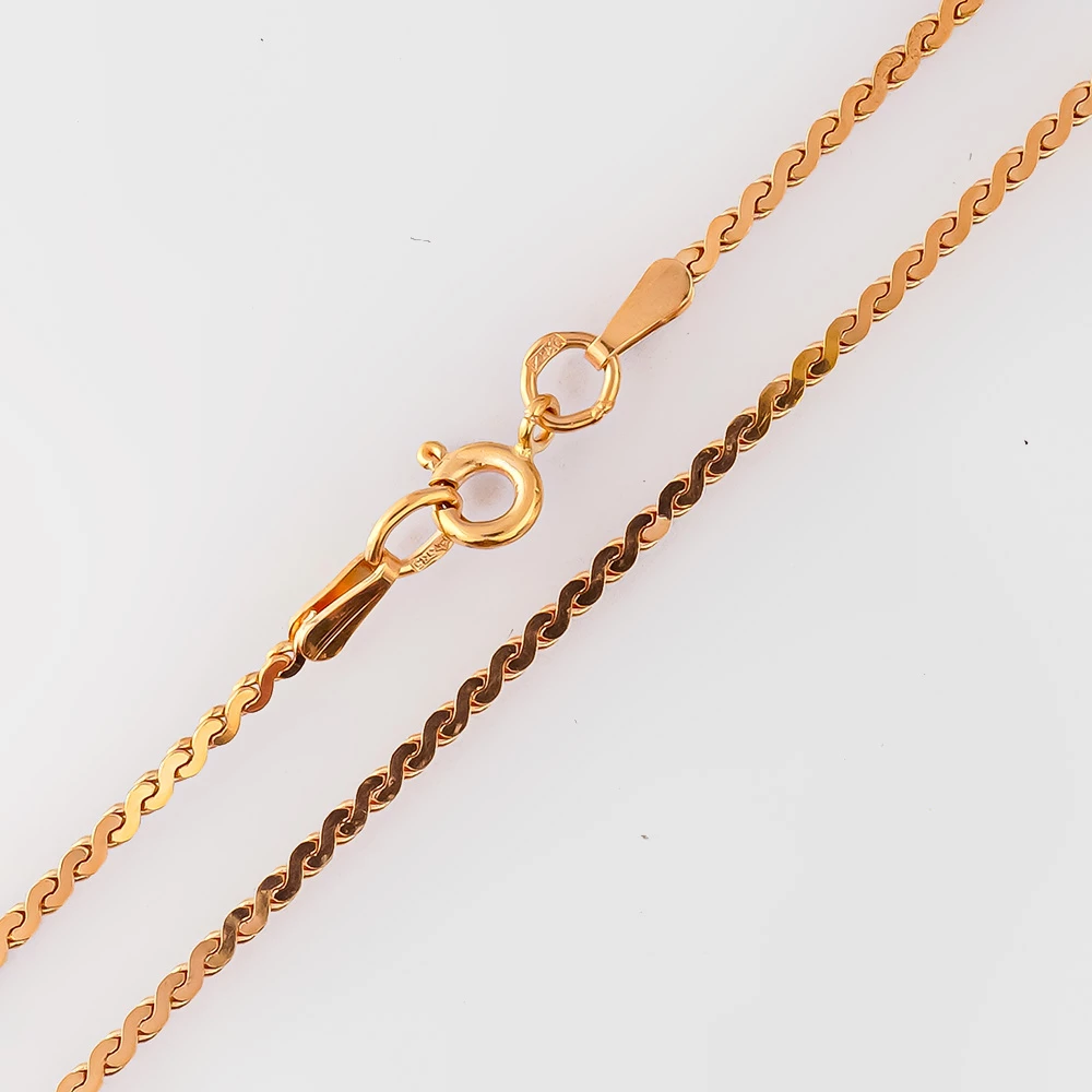 Цепь из красного золота 585 пробы