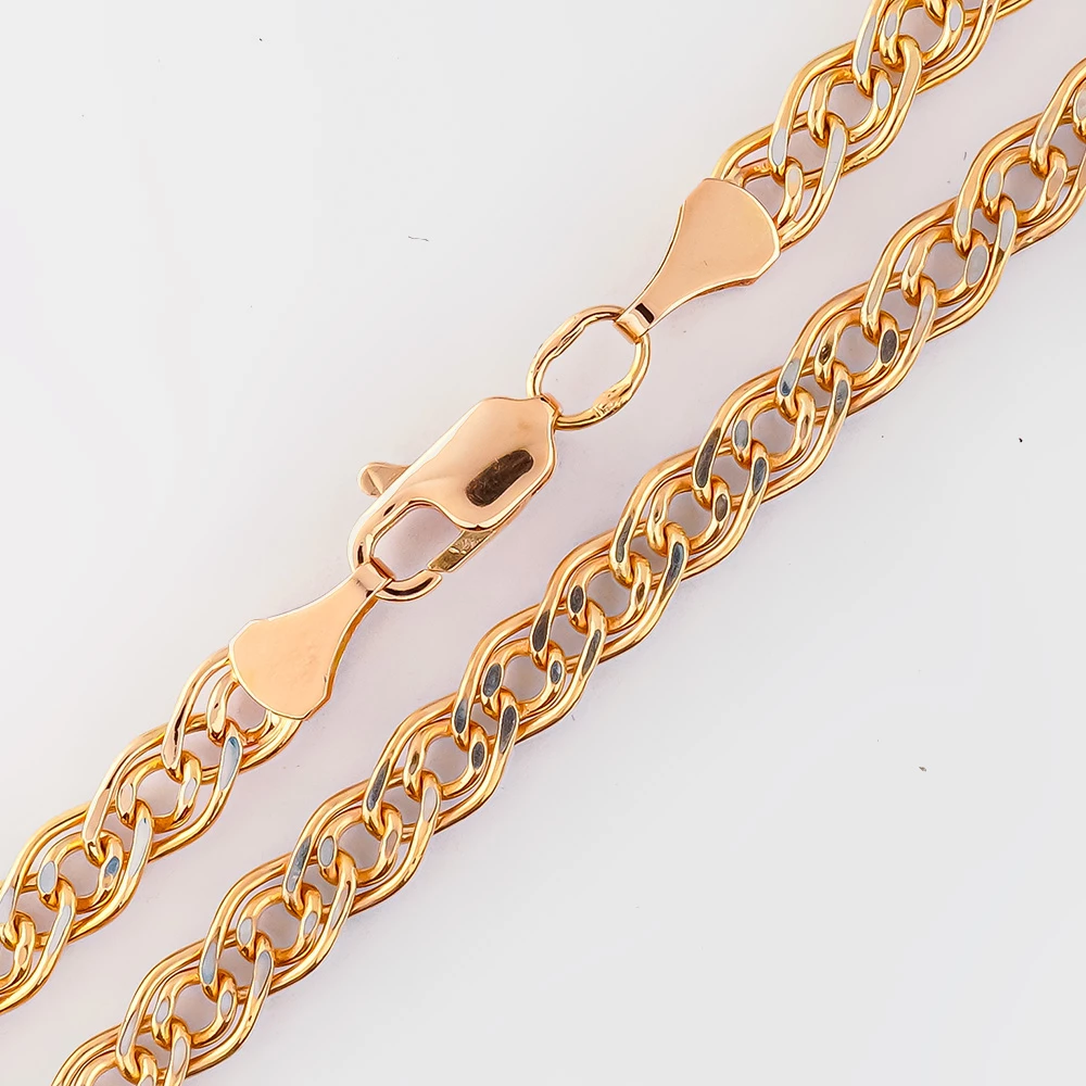 Цепь из красного золота 585 пробы