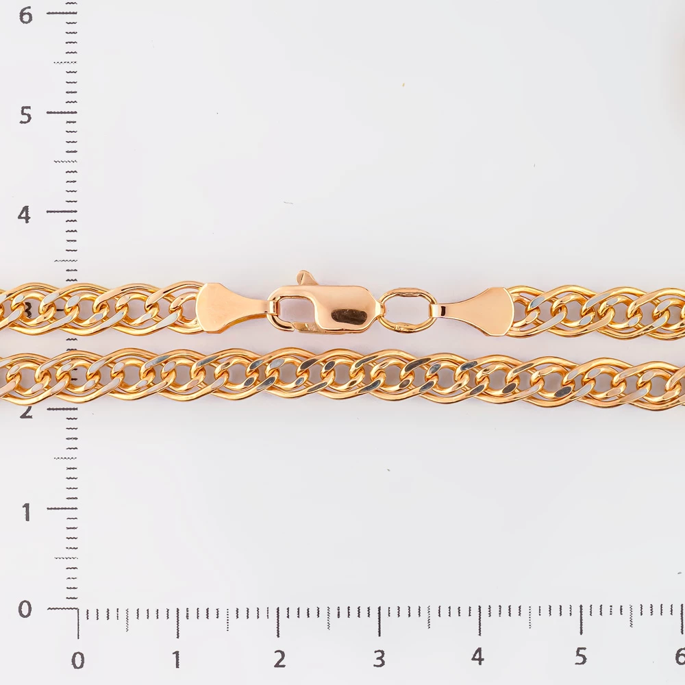 Цепь из красного золота 585 пробы