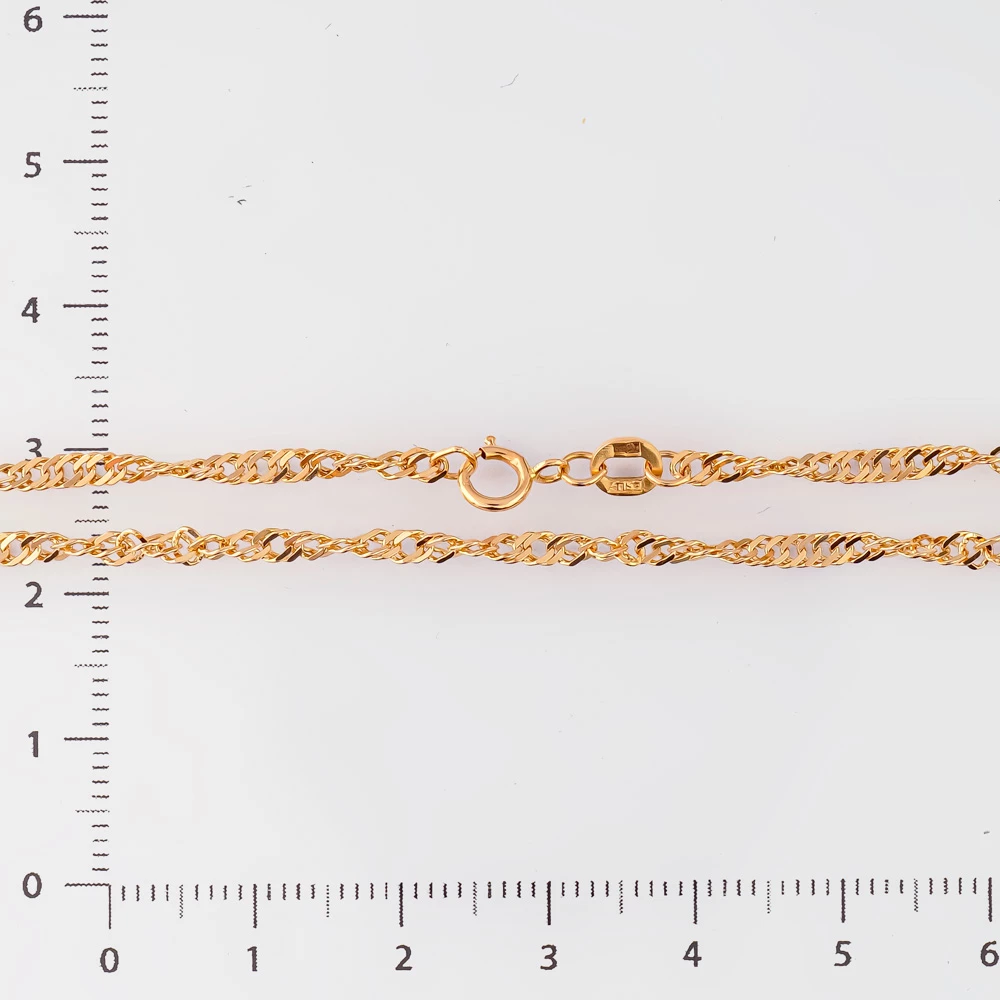 Цепь из красного золота 585 пробы