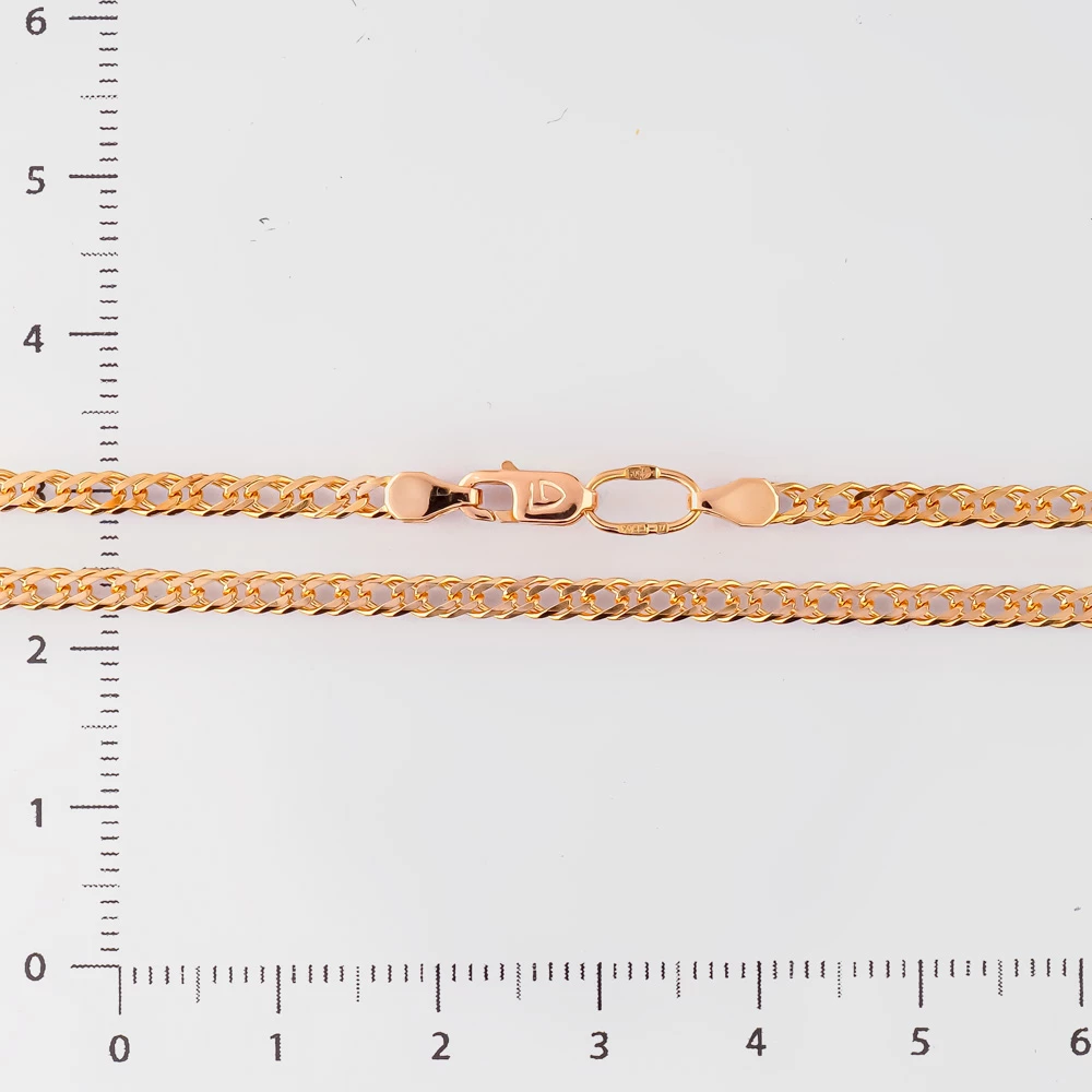 Цепь из красного золота 585 пробы