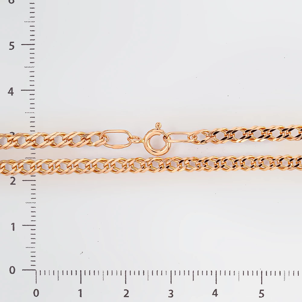 Цепь из красного золота 585 пробы