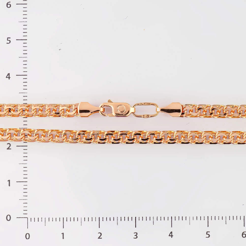 Цепь из красного золота 585 пробы