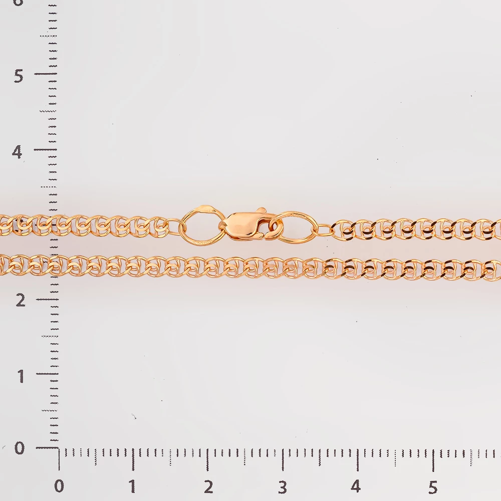 Цепь из красного золота 585 пробы