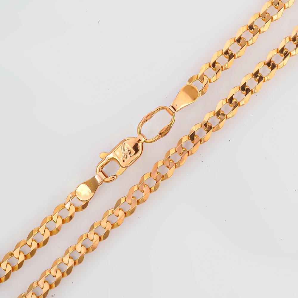 Цепь из красного золота 585 пробы