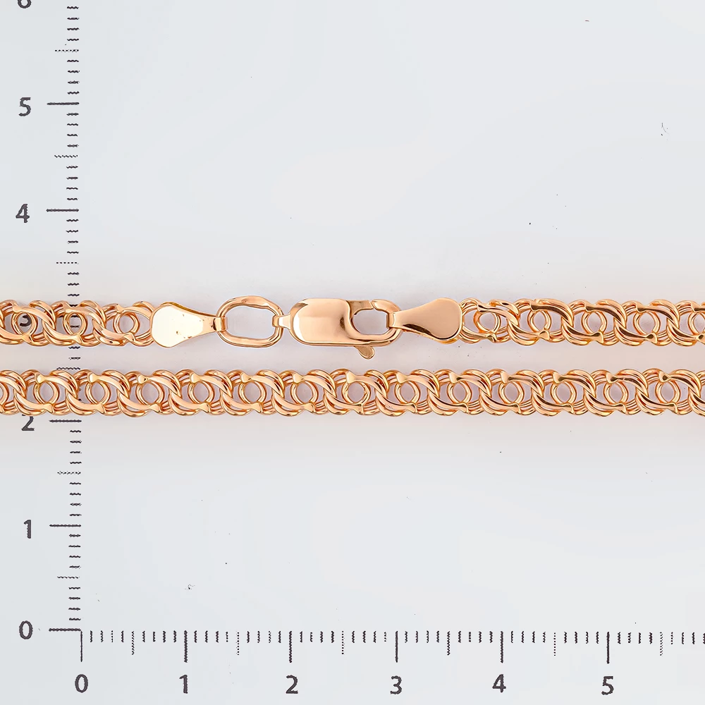 Цепь из красного золота 585 пробы