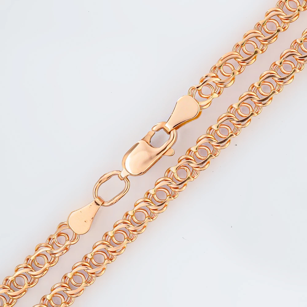 Цепь из красного золота 585 пробы