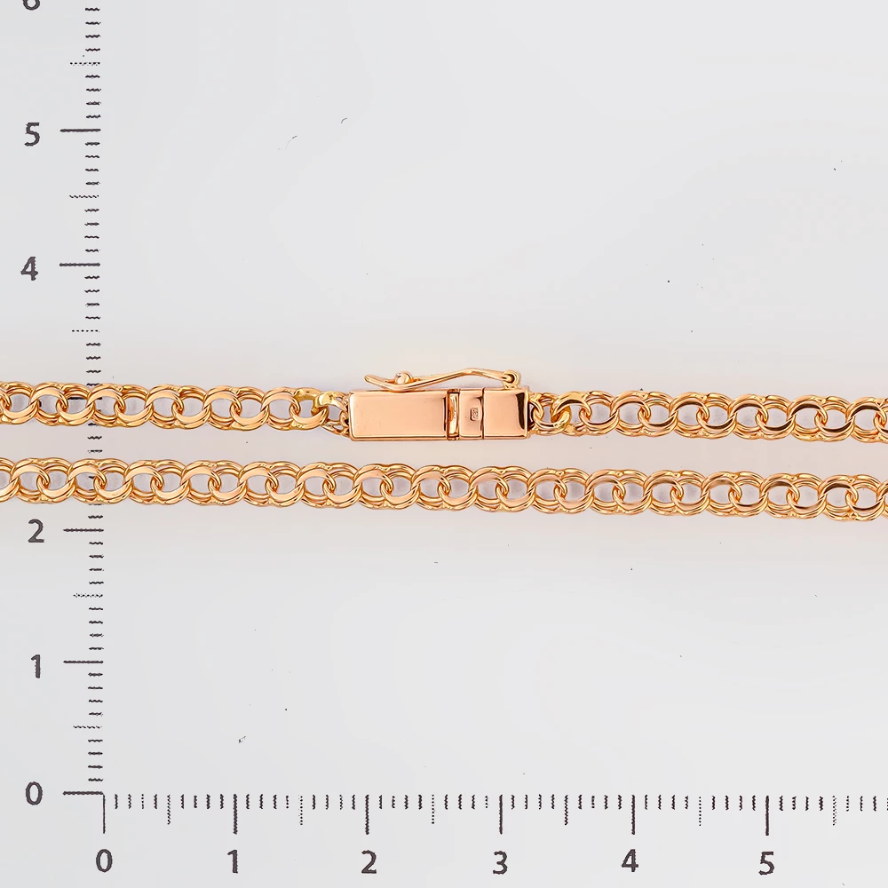 Цепь из красного золота 585 пробы