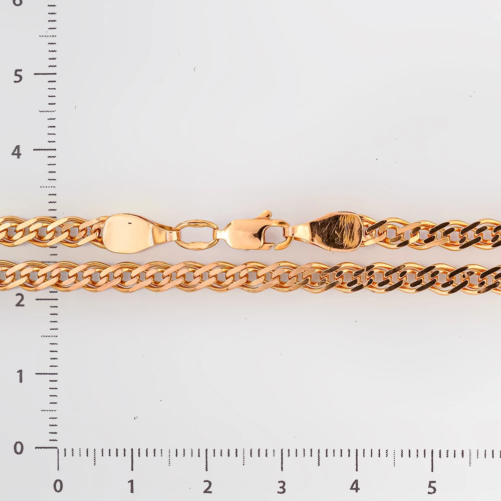 Цепь из красного золота 585 пробы