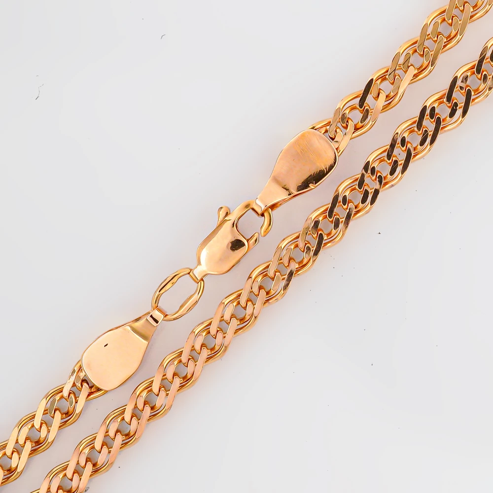 Цепь из красного золота 585 пробы