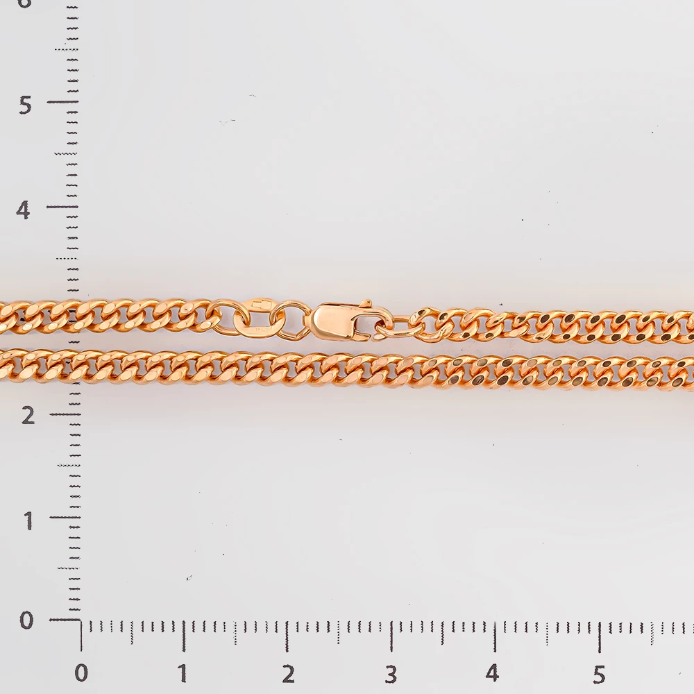 Цепь из красного золота 585 пробы