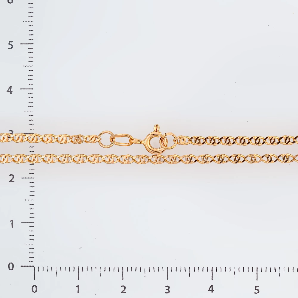 Цепь из красного золота 585 пробы