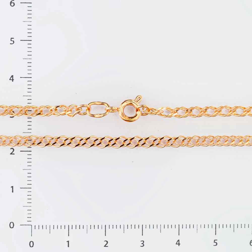 Цепь из красного золота 585 пробы