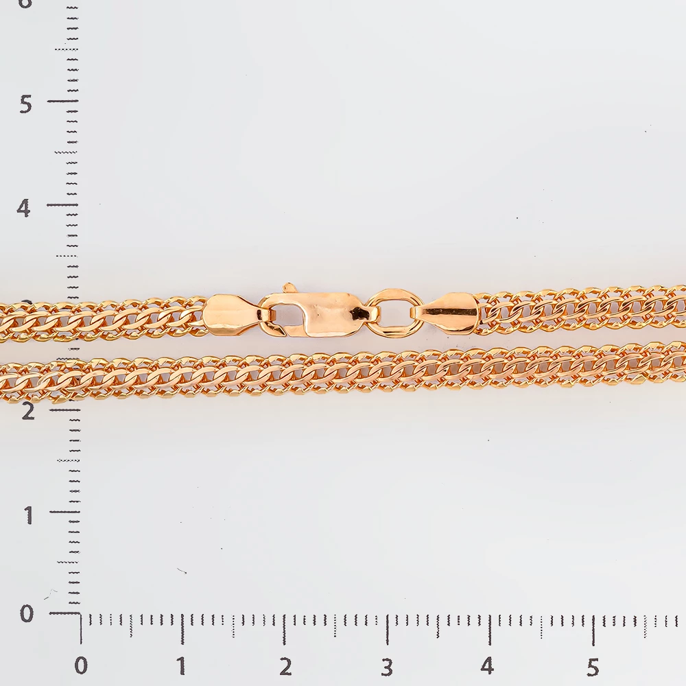 Цепь из красного золота 585 пробы