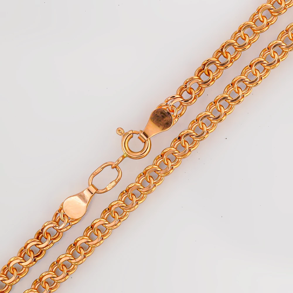 Цепь из красного золота 585 пробы