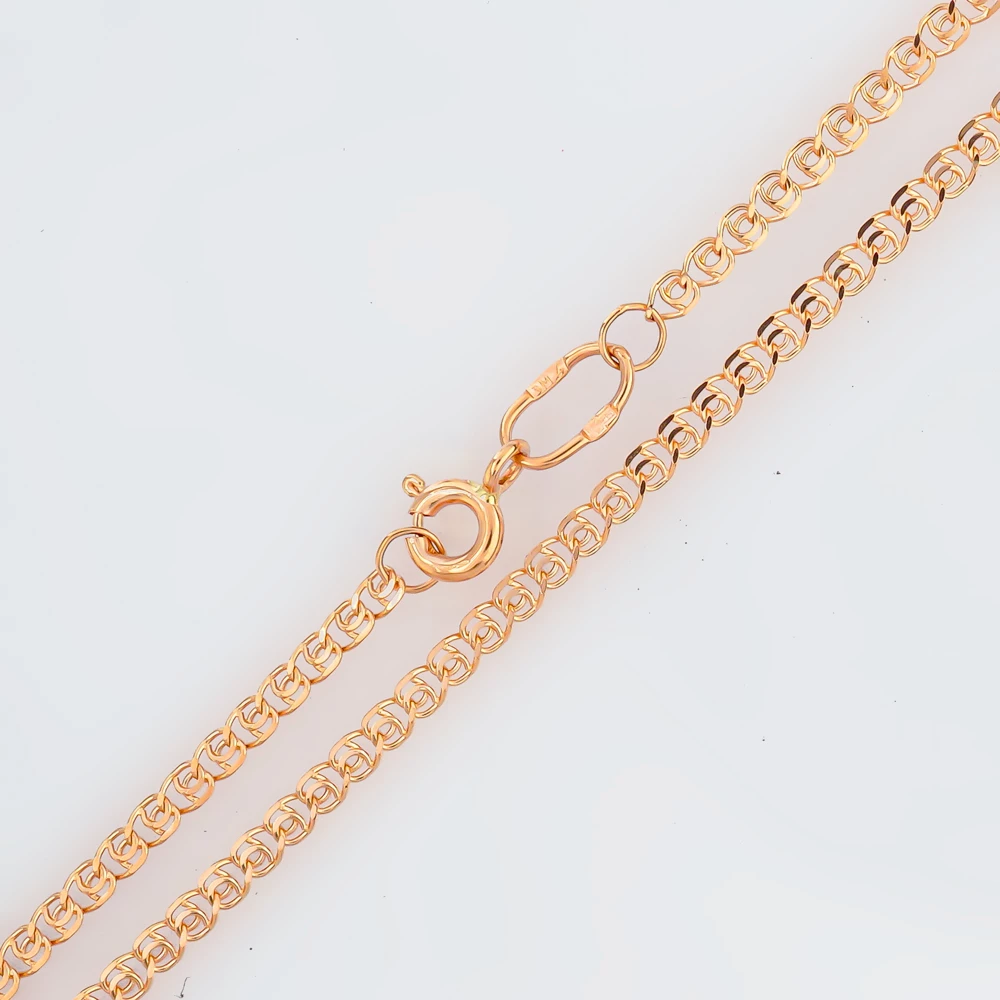 Цепь из красного золота 585 пробы