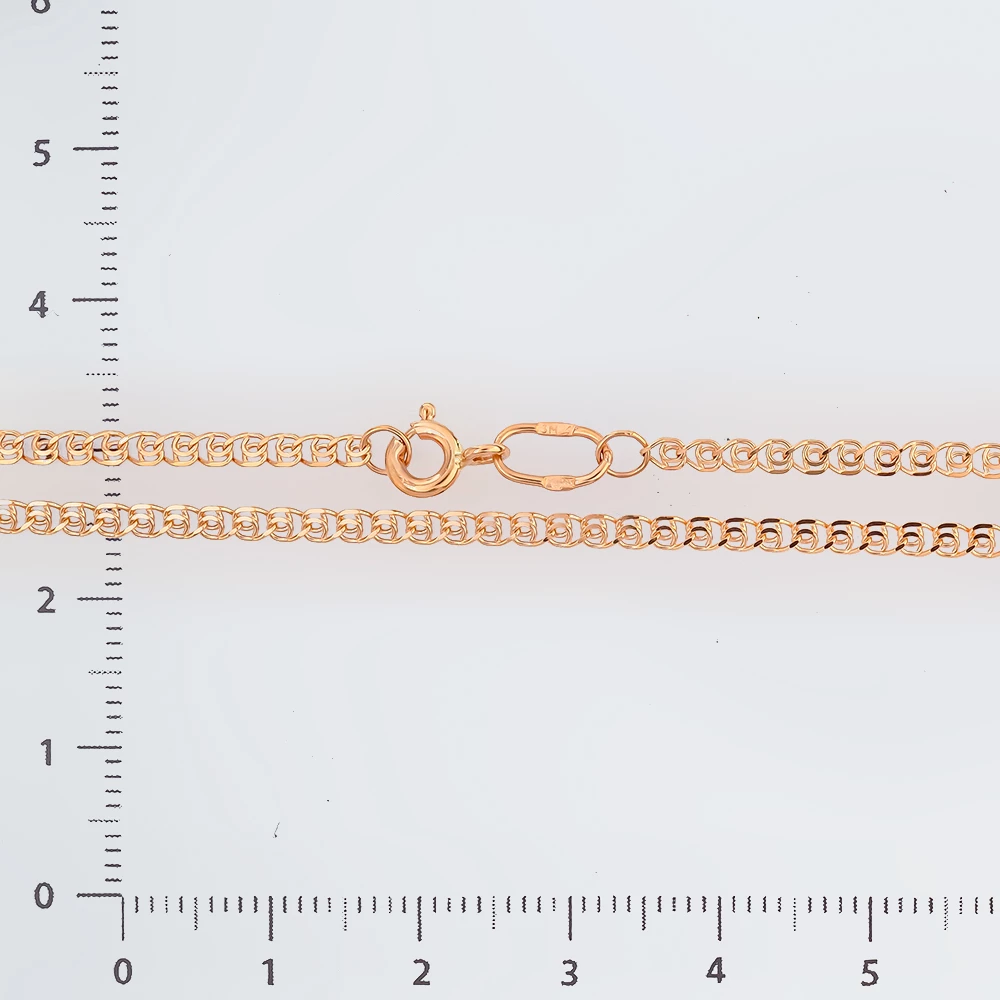 Цепь из красного золота 585 пробы