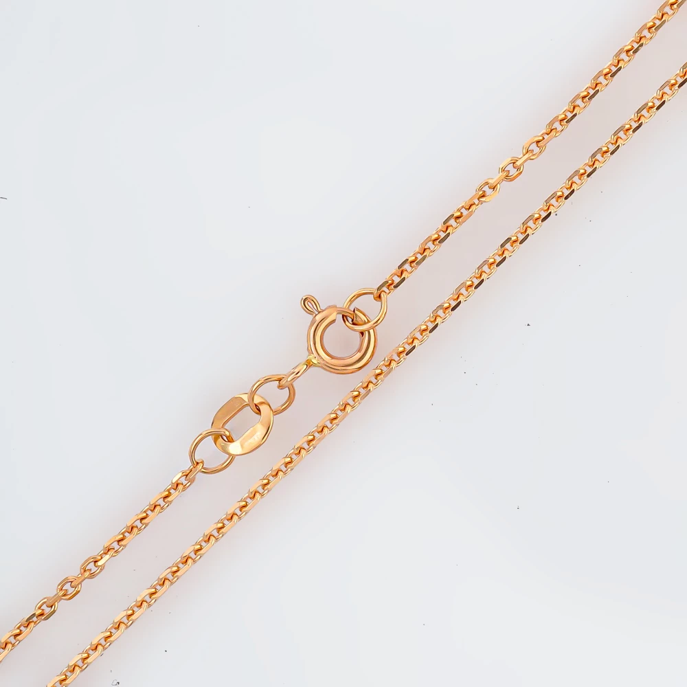 Цепь из красного золота 585 пробы