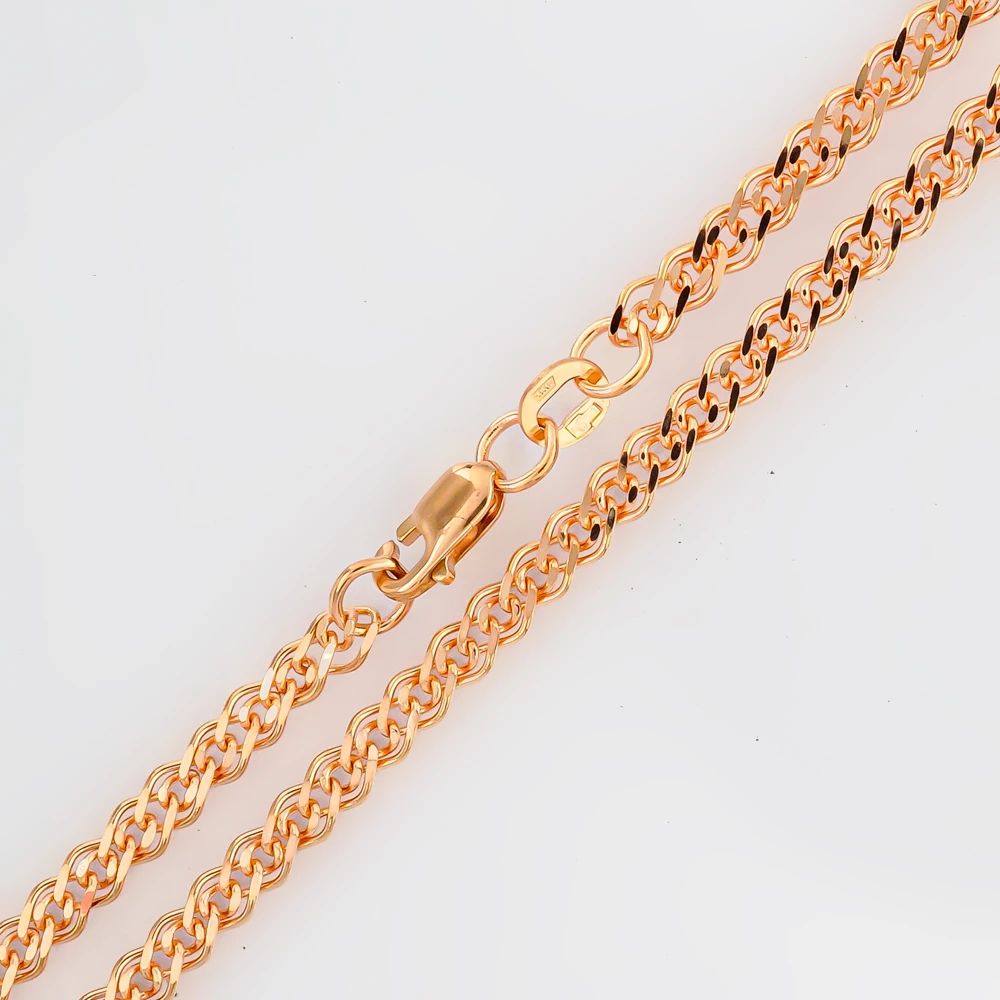 Цепь из красного золота 585 пробы