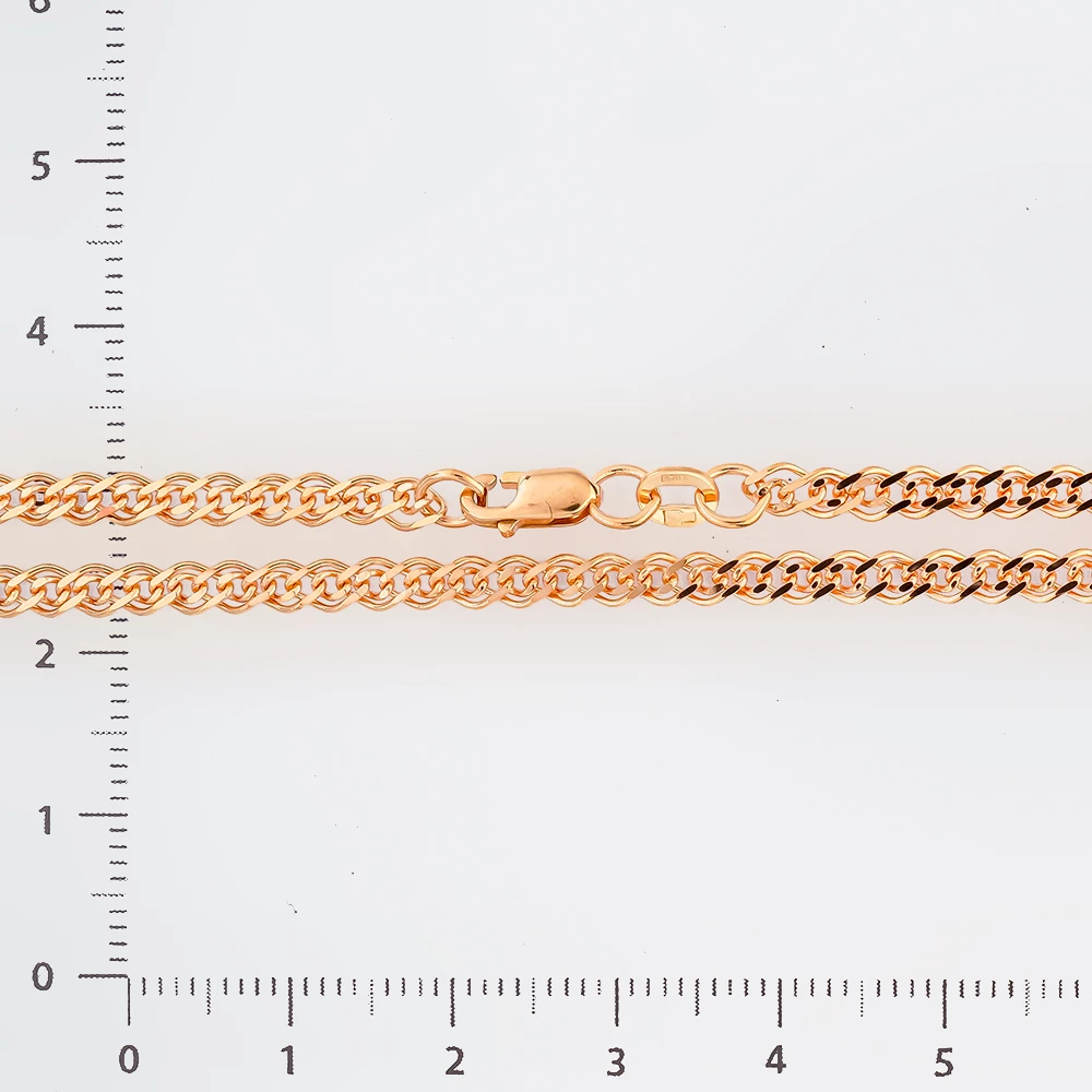 Цепь из красного золота 585 пробы