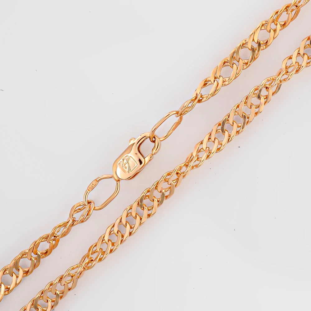 Цепь из красного золота 585 пробы