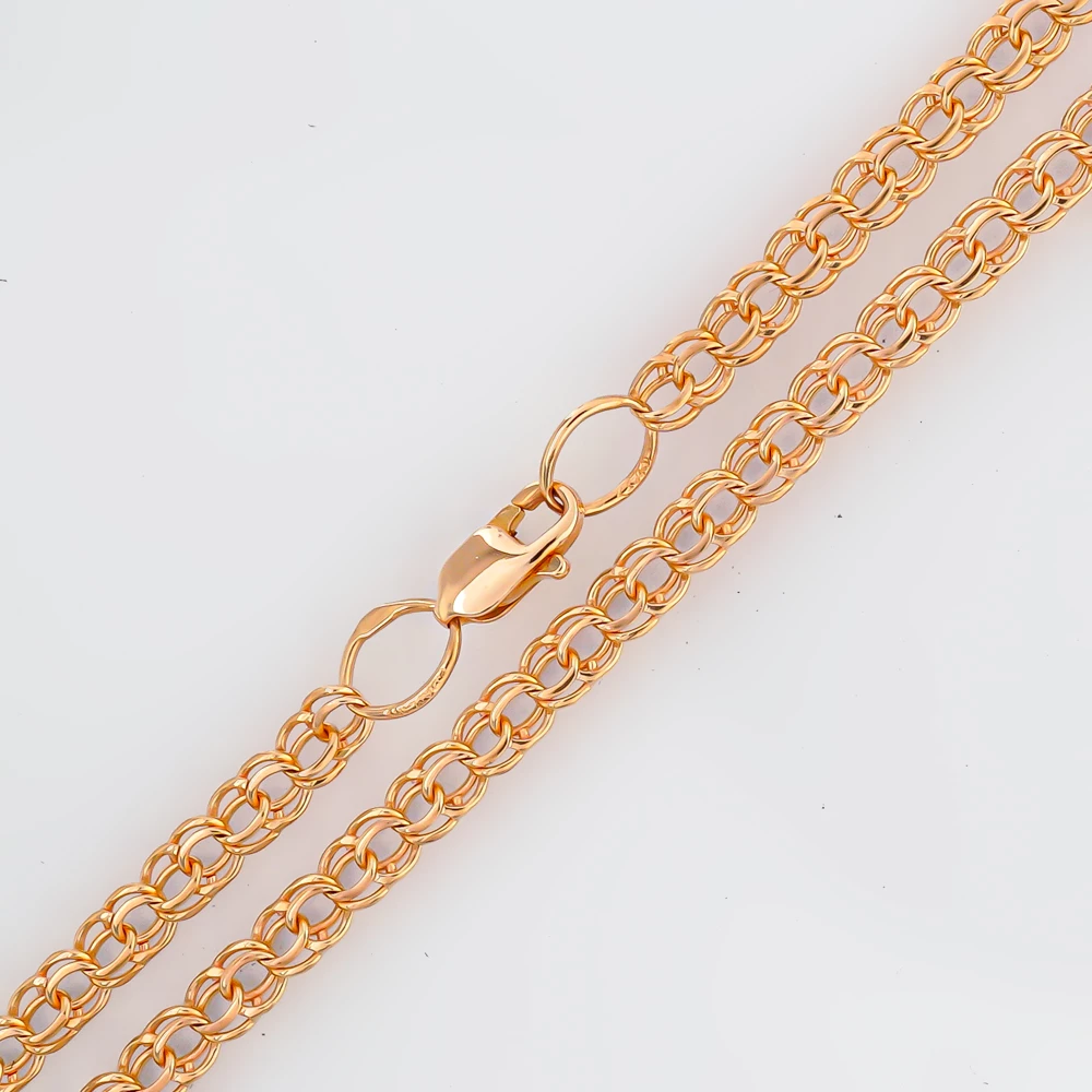 Цепь из красного золота 585 пробы