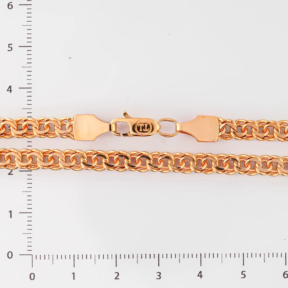 Цепь из красного золота 585 пробы