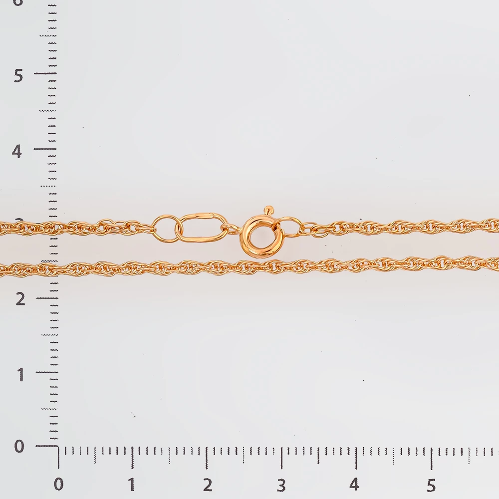 Цепь из красного золота 585 пробы