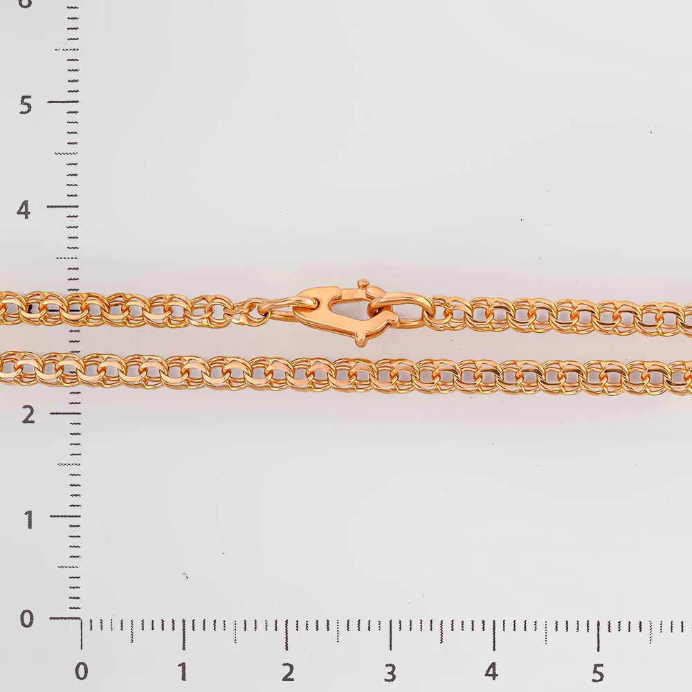 Цепь из красного золота 585 пробы